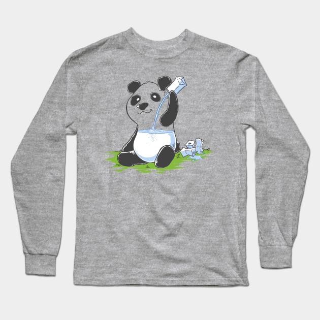 Panda in my FILLings Long Sleeve T-Shirt by AlbertoArni